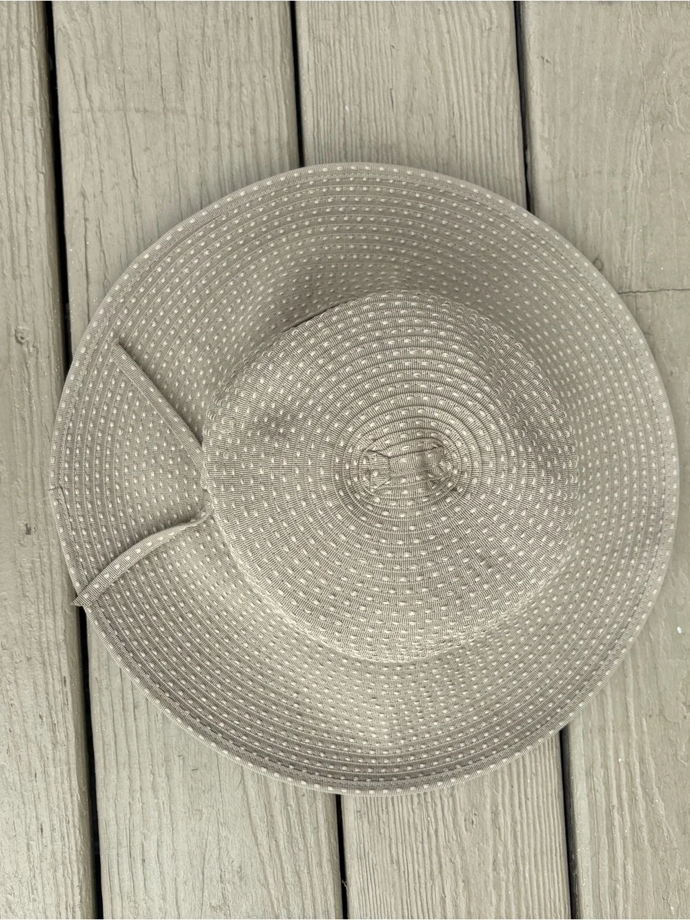 NWOT San Diego Hat Company Tan  Sun Hat with Decorative Band